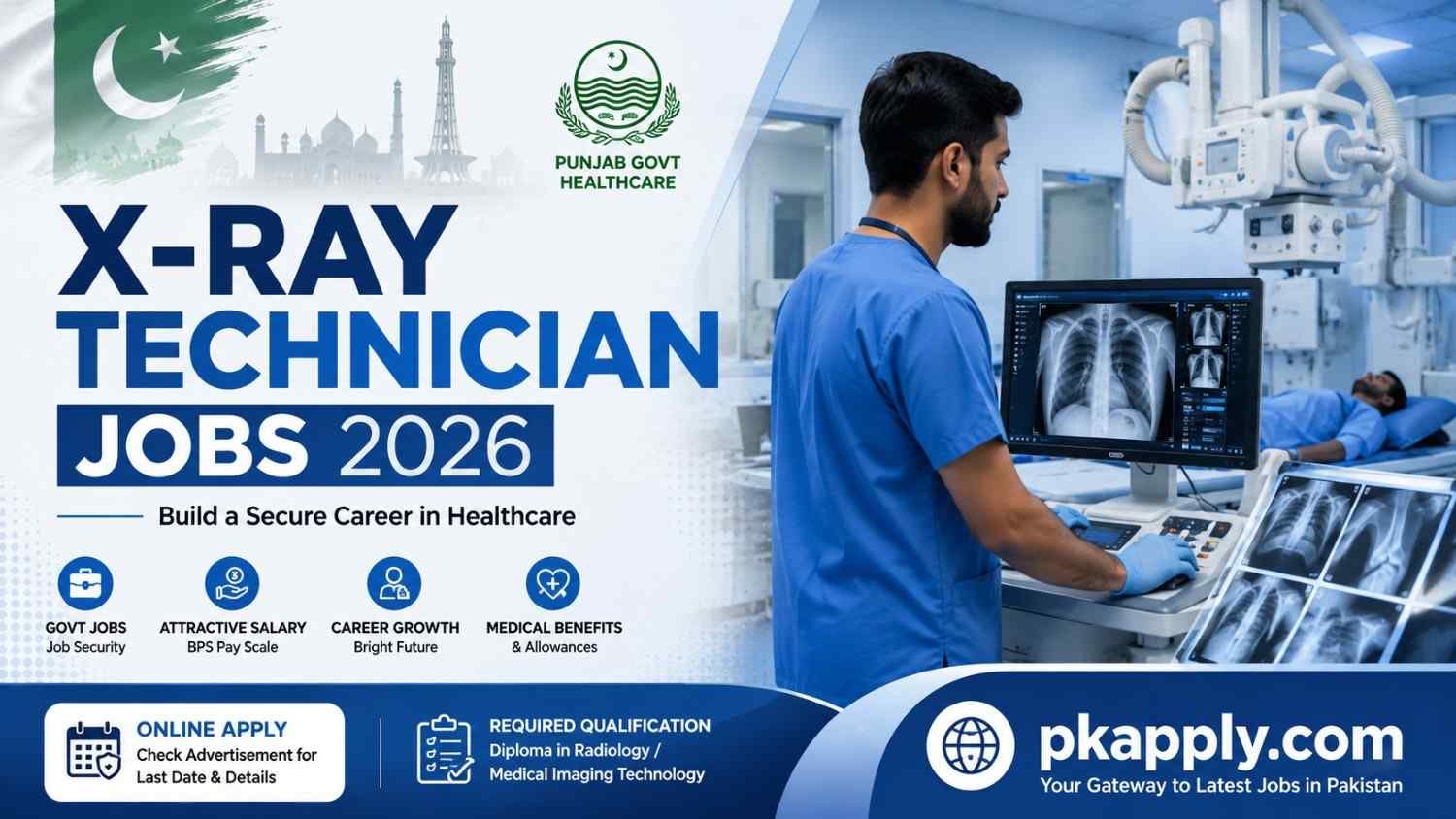 X-Ray Technician Jobs 2026, Latest Punjab Govt and Private Vacancies